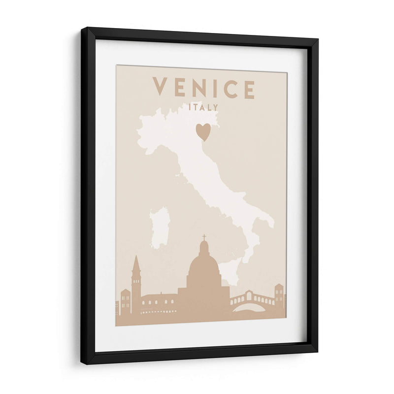 Venice - Mapas del corazón de la ciudad 91 - Emiliano Deificus | Cuadro decorativo de Canvas Lab