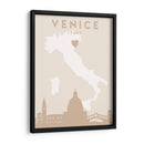 Venice - Mapas del corazón de la ciudad 91 - Emiliano Deificus | Cuadro decorativo de Canvas Lab