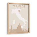 Venice - Mapas del corazón de la ciudad 91 - Emiliano Deificus | Cuadro decorativo de Canvas Lab