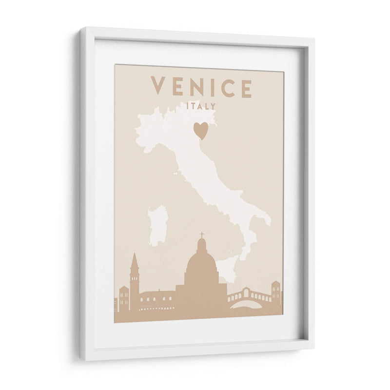 Venice - Mapas del corazón de la ciudad 91 - Emiliano Deificus | Cuadro decorativo de Canvas Lab