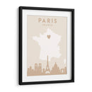 Paris - Mapas del corazón de la ciudad 64 - Emiliano Deificus | Cuadro decorativo de Canvas Lab