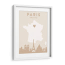 Paris - Mapas del corazón de la ciudad 64 - Emiliano Deificus | Cuadro decorativo de Canvas Lab