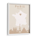 Paris - Mapas del corazón de la ciudad 64 - Emiliano Deificus | Cuadro decorativo de Canvas Lab