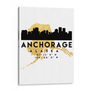 Anchorage - 2 ciudades 02 - Emiliano Deificus | Cuadro decorativo de Canvas Lab