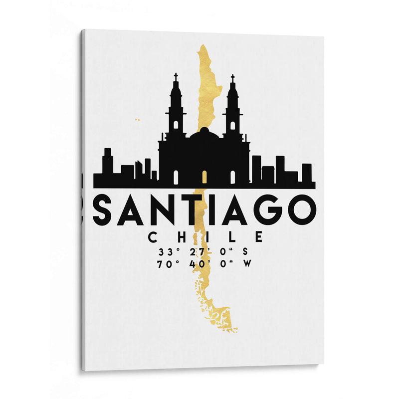 Santiago - 0007 ciudad - Emiliano Deificus | Cuadro decorativo de Canvas Lab