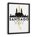 Santiago - 0007 ciudad - Emiliano Deificus | Cuadro decorativo de Canvas Lab