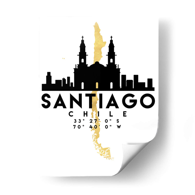 Santiago - 0007 ciudad - Emiliano Deificus | Cuadro decorativo de Canvas Lab