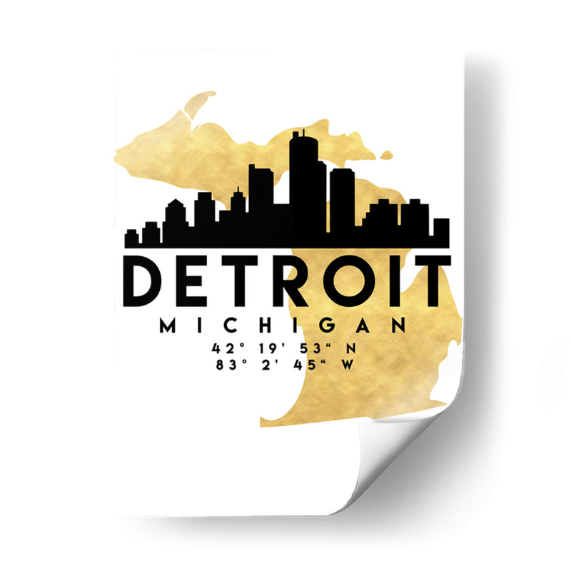 Detroit - 0002 ciudad - Emiliano Deificus | Cuadro decorativo de Canvas Lab