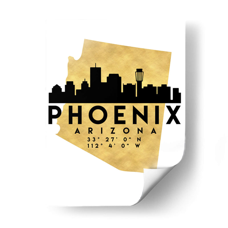 Phoenix - 0015 ciudad - Emiliano Deificus | Cuadro decorativo de Canvas Lab