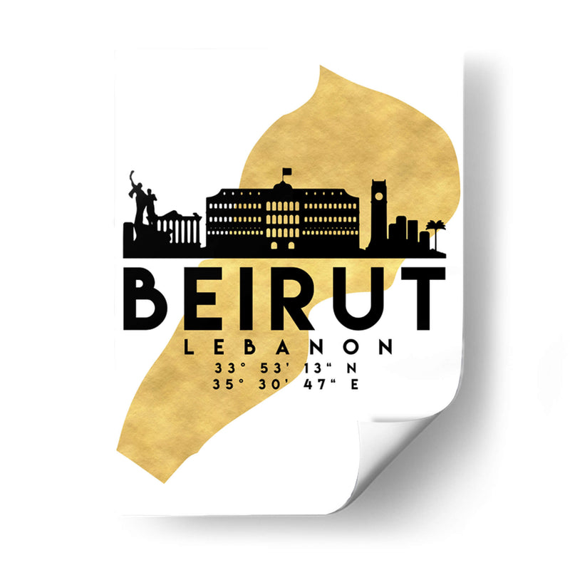 Beirut - 0029 ciudad - Emiliano Deificus | Cuadro decorativo de Canvas Lab