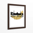 Abu Dhabi - 0048 ciudad - Emiliano Deificus | Cuadro decorativo de Canvas Lab