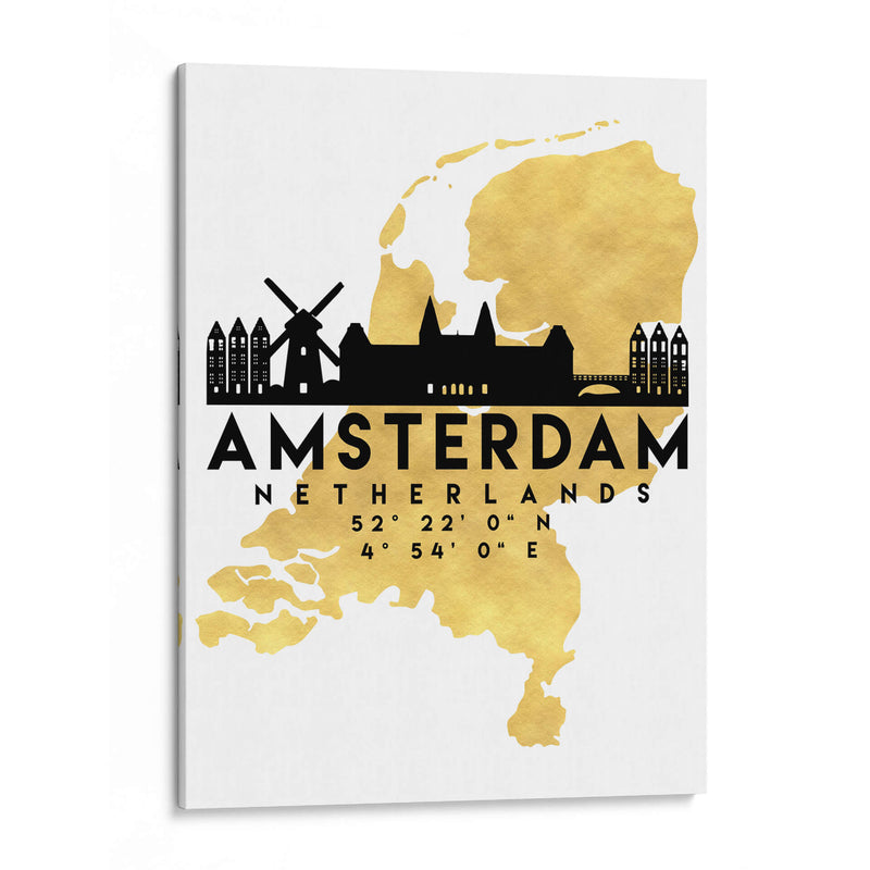 Amsterdam - 0035 ciudad - Emiliano Deificus | Cuadro decorativo de Canvas Lab