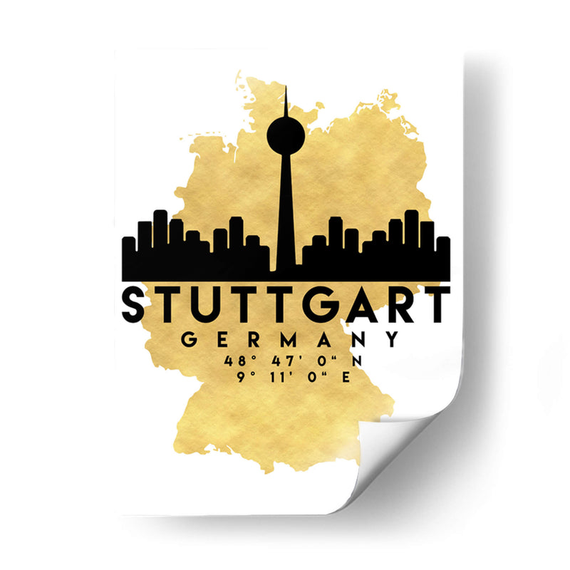 Stuttgart - 0022 ciudad - Emiliano Deificus | Cuadro decorativo de Canvas Lab