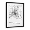 Bangkok - Mapas negros 08 - Emiliano Deificus | Cuadro decorativo de Canvas Lab