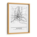 Bangkok - Mapas negros 08 - Emiliano Deificus | Cuadro decorativo de Canvas Lab