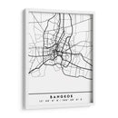 Bangkok - Mapas negros 08 - Emiliano Deificus | Cuadro decorativo de Canvas Lab