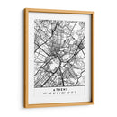 Athens - Mapas negros 05 - Emiliano Deificus | Cuadro decorativo de Canvas Lab