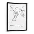 Baku - Mapas negros 06 - Emiliano Deificus | Cuadro decorativo de Canvas Lab