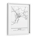 Baku - Mapas negros 06 - Emiliano Deificus | Cuadro decorativo de Canvas Lab