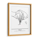 Bali - Mapas negros 07 - Emiliano Deificus | Cuadro decorativo de Canvas Lab