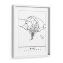 Bali - Mapas negros 07 - Emiliano Deificus | Cuadro decorativo de Canvas Lab