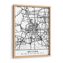 Beijing - Mapas negros 10 - Emiliano Deificus | Cuadro decorativo de Canvas Lab