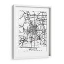 Beijing - Mapas negros 10 - Emiliano Deificus | Cuadro decorativo de Canvas Lab