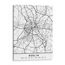 Berlin - Mapas negros 13 - Emiliano Deificus | Cuadro decorativo de Canvas Lab