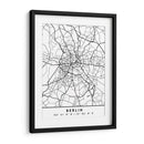 Berlin - Mapas negros 13 - Emiliano Deificus | Cuadro decorativo de Canvas Lab
