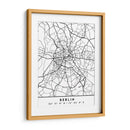 Berlin - Mapas negros 13 - Emiliano Deificus | Cuadro decorativo de Canvas Lab