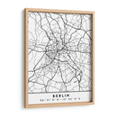 Berlin - Mapas negros 13 - Emiliano Deificus | Cuadro decorativo de Canvas Lab