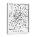 Berlin - Mapas negros 13 - Emiliano Deificus | Cuadro decorativo de Canvas Lab