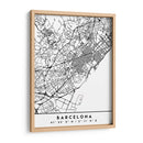 Barcelona - Mapas negros 09 - Emiliano Deificus | Cuadro decorativo de Canvas Lab