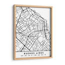 Buenos Aires - Mapas negros 17 - Emiliano Deificus | Cuadro decorativo de Canvas Lab