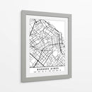 Buenos Aires - Mapas negros 17 - Emiliano Deificus | Cuadro decorativo de Canvas Lab