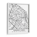 Buenos Aires - Mapas negros 17 - Emiliano Deificus | Cuadro decorativo de Canvas Lab
