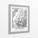 Albuquerque - Mapas negros 02 - Emiliano Deificus | Cuadro decorativo de Canvas Lab