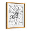 Bogota - Mapas negros 15 - Emiliano Deificus | Cuadro decorativo de Canvas Lab