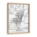 Bogota - Mapas negros 15 - Emiliano Deificus | Cuadro decorativo de Canvas Lab