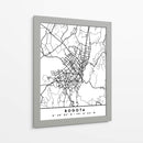 Bogota - Mapas negros 15 - Emiliano Deificus | Cuadro decorativo de Canvas Lab