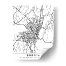 Bogota - Mapas negros 15 - Emiliano Deificus | Cuadro decorativo de Canvas Lab