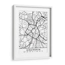 Birmingham - Mapas negros 14 - Emiliano Deificus | Cuadro decorativo de Canvas Lab