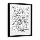 Cologne - Mapas negros 22 - Emiliano Deificus | Cuadro decorativo de Canvas Lab