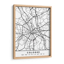 Cologne - Mapas negros 22 - Emiliano Deificus | Cuadro decorativo de Canvas Lab