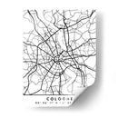 Cologne - Mapas negros 22 - Emiliano Deificus | Cuadro decorativo de Canvas Lab