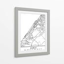Dubai - Mapas negros 27 - Emiliano Deificus | Cuadro decorativo de Canvas Lab