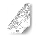 Dubai - Mapas negros 27 - Emiliano Deificus | Cuadro decorativo de Canvas Lab