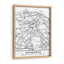 Edinburgh - Mapas negros 29 - Emiliano Deificus | Cuadro decorativo de Canvas Lab