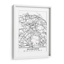 Edinburgh - Mapas negros 29 - Emiliano Deificus | Cuadro decorativo de Canvas Lab