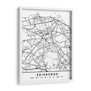 Edinburgh - Mapas negros 29 - Emiliano Deificus | Cuadro decorativo de Canvas Lab